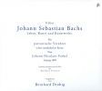 Forkel, Johann Nicolaus: Ueber J.S.Bachs Leben, Kunst und Kunstwerke